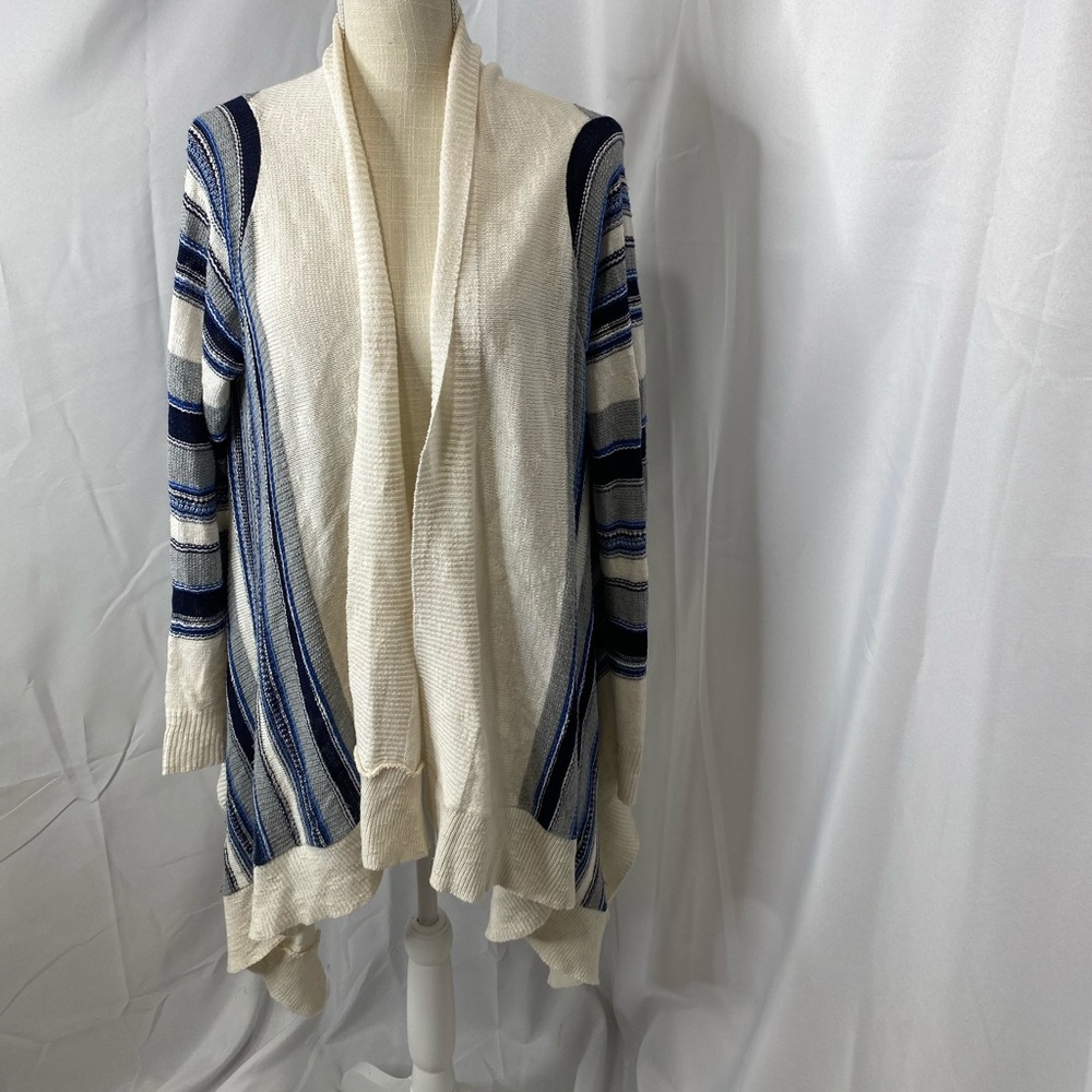 Women’s Eddie Bauer waterfall front drapey cardigan m/l